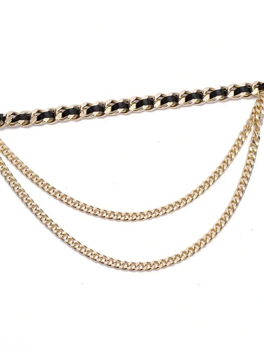 Luxury Gold Chain Waist Belt with Coin Charm
